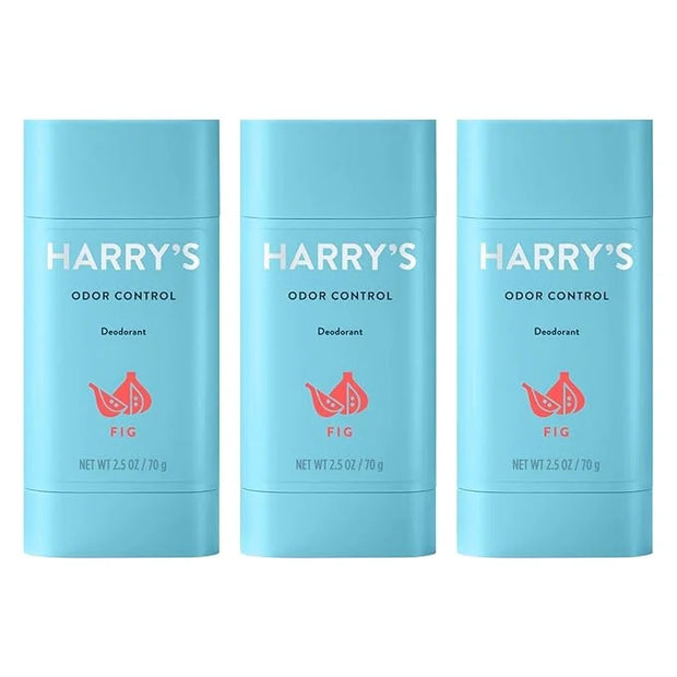 Harry's Aluminum Free Deodorant for Men - Odor Control, Fig Scent, 2.5 Oz, 3-Pack, Men Deodorant Aluminum Free - Product I...