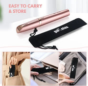 Gurelax Women's Electric Eyebrow Trimmer with Replacement Blades, Precision LED Light, Safe and Instant Painless Hair Remo...