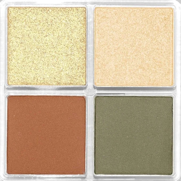 Palladio Eyeshadow Quads, Velvety Pigmented Blendable Matte, Metallic & Shimmer Finishes, Creamy Formula, Four Way Quad Ey...