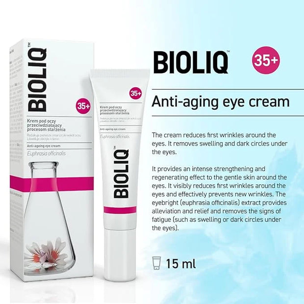 35+ Anti-aging Eye Cream - Visibly Reduces Wrinkles, Swelling, and Dark Circles - Intense Strengthening & Regenerating For...