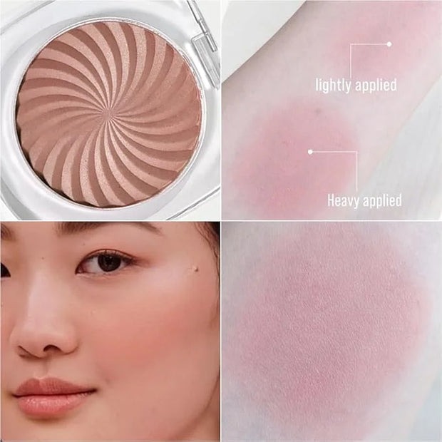 Cheeky Blush Compact for Face Cheeks, Talc Free Blusher Palette, Matte Powder Makeup, Natural Healthy, Mauve Pink Magenta ...