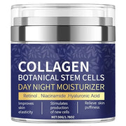 Collagen Face Moisturizer with Airless Pump - Collagen Botanical Stem Cells Cream for Skin with Retinol, Niacinamide, Hyal...