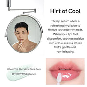ENTROPY Makeup Charm Ultra Glossy Lip Serum, Nourish Lip Care with Amino Complex, Hydrating, Cooling Care, Non-Sticky, Hig...