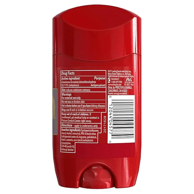Old Spice Antiperspirant Deodorant for Men, 24/7 Sweat & Odor Protection, 24/7 Lasting Freshness, Invisible Solid, Steel T...