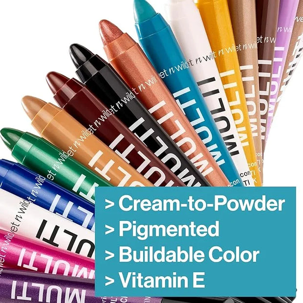 wet n wild Color Icon Cream Eyeliner Eyeshadow Multi-Stick, Moisturizing, Nourishing Velvety Cream-to-Powder Buildable & B...