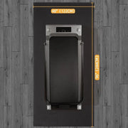 High Density Home Gym Treadmill Exercise Bike Equipment Mat 1/4" Thick, - Product Image