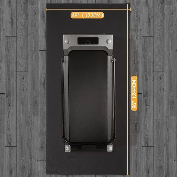 High Density Home Gym Treadmill Exercise Bike Equipment Mat 1/4" Thick, - Product Image