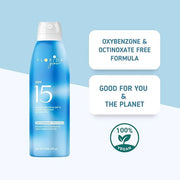 Florida Glow SPF 15 Sunscreen Spray - Hawaii 104 Reef Act & Florida Keys Compliant, Broad Spectrum - Water Resistant, Spor...