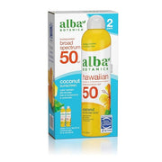 Alba Botanica Hawaiian Coconut Sunscreen, Spray Broad Spectrum SPF 50 Sunscreen, Water Resistant and Biodegradable 8 fl oz...