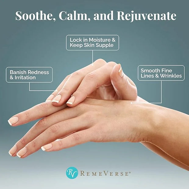 RemeVerse Hyaluronic Acid Serum - 100% Pure Formulation for Face, Lips & Décolleté - Intense Moisture for Dry Skin & Fine ...