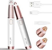 gurelax Electric Eyebrow Razor for Women,Eyebrow Hair Remover, Painless Eye Brow Trimmer Shaper with LED Light, USB Rechar...