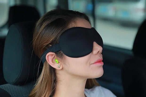 Sleep Mask Invisible Alar Deep Orbit 3D Eye Mask Ultra Lightweight & Comfortable Sleeping Mask for Travel, Nap Shift Works...