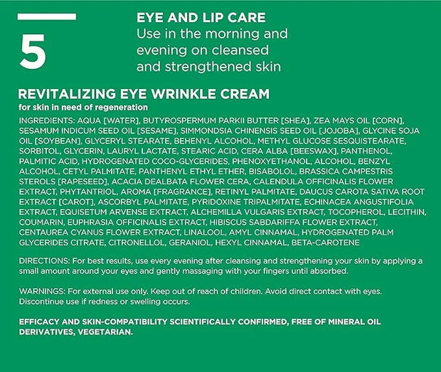 ANNEMARIE BÖRLIND – LL REGENERATION Eye Wrinkle Cream – Natural Vitamin C + E Anti Aging Eye Cream with LL BIOCOMPLEX for ...
