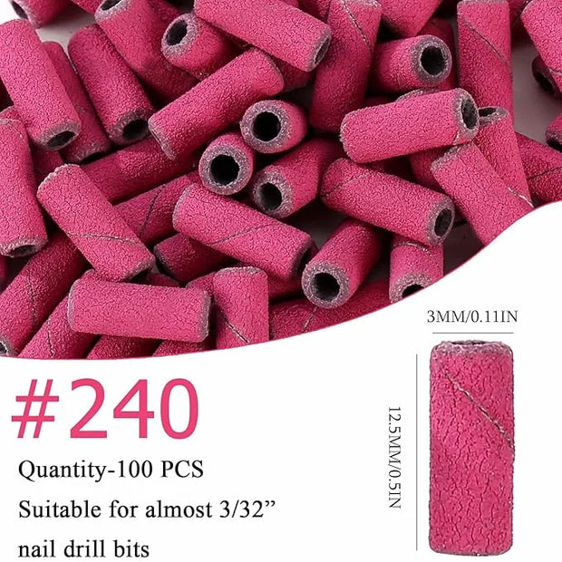 100pcs Nail Drill Bits Small