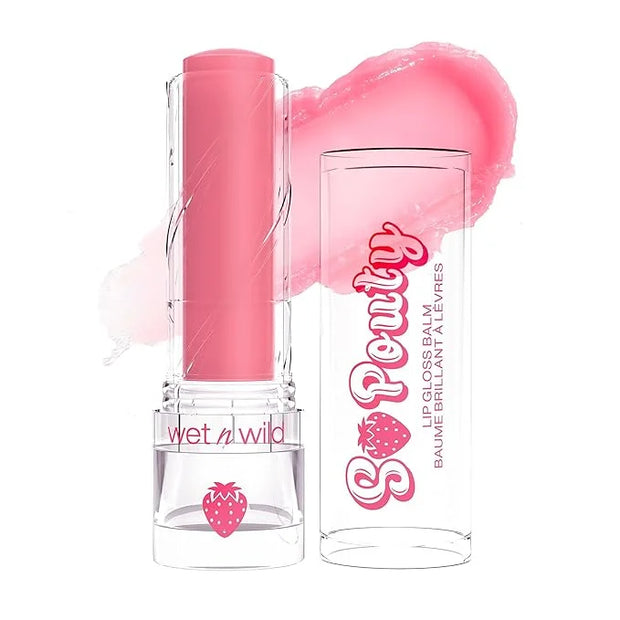 wet n wild Tinted Lip Balm Perfect Pout So Pouty Lip Gloss Balm Pink Sweetest Pick - Product Image