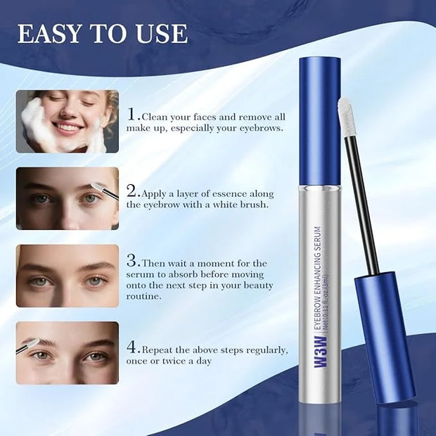 Eyebrow Serum,Eyebrow Growth Serum Advanced Formula for Boost Longer, Fuller, and Thicker Brows Lashes - Product Image