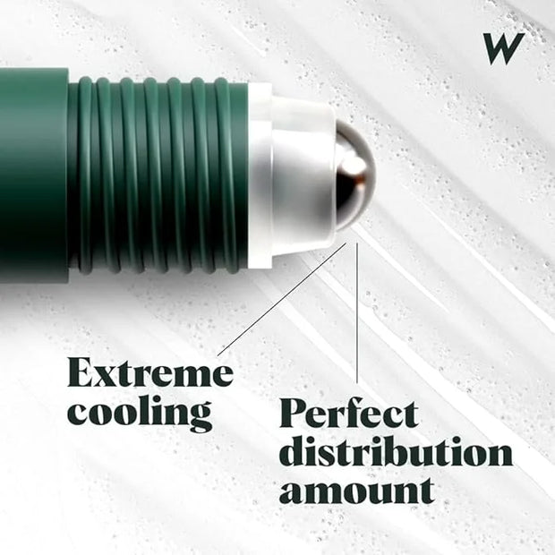 Wolf Project Under Eye Roller - Korean Beauty, with Caffeine, Vitamin C and Peptides - Energizing Serum for Dark Circles a...