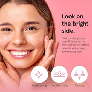 grace & stella Under Eye Brightener Balm Stick - Travel Essentials - Caffeine Eye Cream for Dark Circles, Puffiness, Wrink...