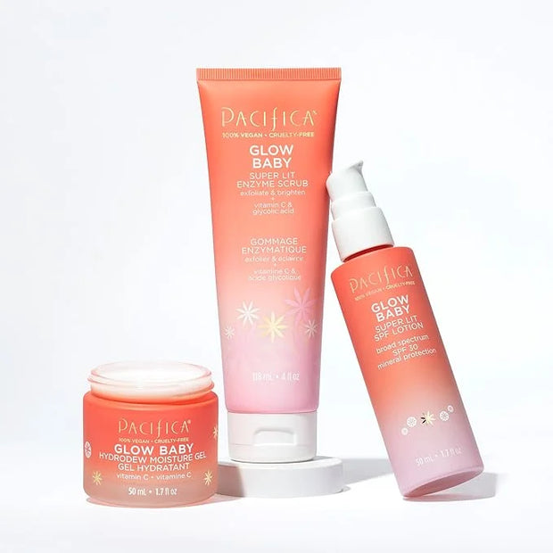 Pacifica Glow Baby Hydrodew Gel Moisturizer – Vitamin C & Niacinamide Dewy Face Gel for Glowing Skin, Lightweight Oil-Free...