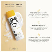 PATTERN Beauty by Tracee Ellis Ross Cleansing Shampoo w Matcha Green Tea, Aloe and Green Tea for Curls & Coils 7.8 fl oz -...