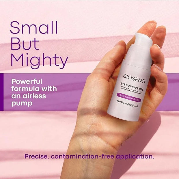 Under Eye Gel with Peptides, Niacinamide, Vitamin E, Targets the Appearance of Eye Bags & Visibly Reduces Dark Circles, Re...