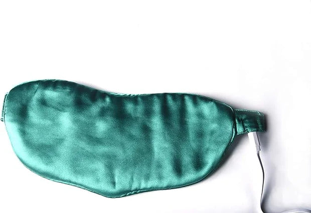Silk Heated Sleep Eye Mask for Dry Eyes - Stye Treatment Graphene Eye Patches Hot Compress for Eyes, Relieves Dark Circles...