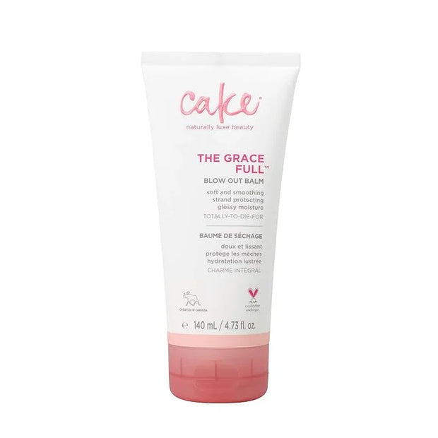 Cake Beauty The Grace Full Blowout Balm, Cruelty Free Vegan Blow Dry Heat Protectant – Straightener Cream – with Coconut O...