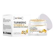 Turmeric + Vitamin C Eye Cream, Turmeric Under Eye Cream for Dark Circles and Puffiness, Anti Aging Cream Correction for P...