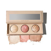 LAURA GELLER NEW YORK Geller's Greatest Lift-n-Glow Baked Trio Palette - Highlighter, Blush, Bronzer - All Skin Tones - Pr...
