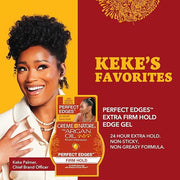 Creme of Nature with Argan Oil From Morocco Perfect Edges Hair Gel, 24 Hour Hold with Moisture and Exotic Shine, Extra Fir...
