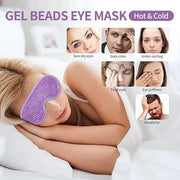 2PCS Gel Eye Mask - Reusable Hot/Cold Therapy for Puffiness, Dark Circles, Migraines & Stress Relief (Purple) - Product Image