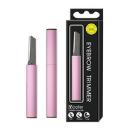 Exfoliating Eyebrow Razor Dermaplaning Tool Eyebrow Trimmer with 4 Replacement Blades, Facial Razors for Women Aluminum Al...