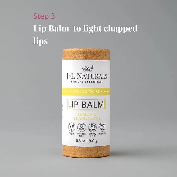J&L Naturals Simple Skin Regimen Kit With Cleansing Bar, Face Salve, Konjac Sponge, Lip Balm | For Oily, Dry, Mature, and ...