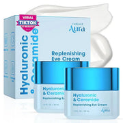 Eye Cream - Anti-Aging Cream with Hyaluronic Acid & Ceramides - Hydrating Formula for Dark Circles, Puffiness & Fine Lines...