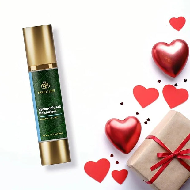 Tree of Life Beauty Moisturizer, Hyaluronic Acid Face Cream, Hydrating Lotion for Firmer & Smoother Skin, Dermatologist Te...