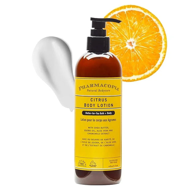 Pharmacopia Citrus Body Lotion - Hydrating Natural Moisturizer with Aromatherapy Benefits - Cruelty-Free Vegan Skin Care -...