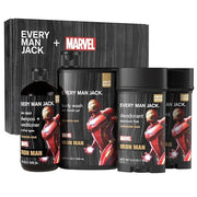 Every Man Jack Iron Man Body Set - Perfect for Every Guy & Marvel-Lover - Bath and Body Marvel Gift Set with Clean Ingredi...