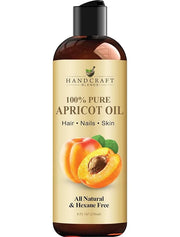 Handcraft Blends Apricot Kernel Oil - Cold-Pressed 8 Fl Oz - 100% Pure and Natural - Premium Grade Carrier Oil for Skin an...