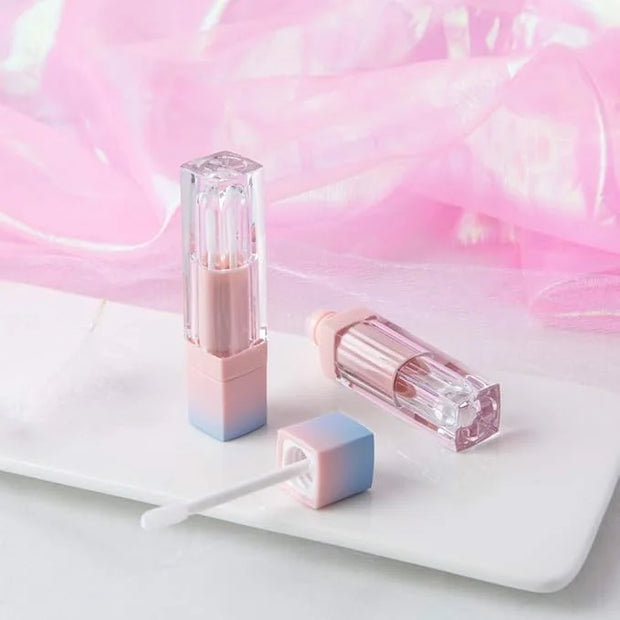 Starshine 10 Pack Gradient Pink Blue 8ml Empty Lip Gloss Tube Lip Balm Container DIY Refillable Travel Size Cosmetic Makeu...