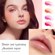 4-Piece Lip Gloss Set for Girls - Roll-On Lip Oil, Long Lasting Lip Care, Shining Clear Hydrating Glossy Tinted Balm - Pro...