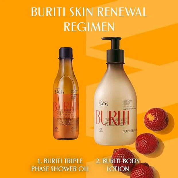 natura - Ekos Buriti Recovery Body Lotion - Skin Protection & Recovery from Sun Exposure Damage - Hydrating - Vegan Skin C...