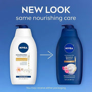 NIVEA Nourishing Botanical Blossom Body Wash with Nourishing Serum, Moisturizing Body Wash for Women, Enriched with Provit...