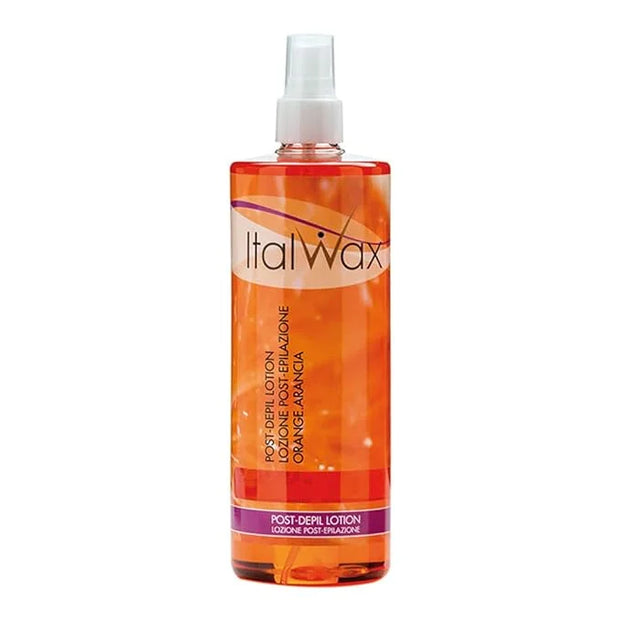 Italwax After Wax Care Lotion - 500ml / 16.95fl.oz - Natural vegetable oil - Orange - Moisturizing and removing waxing res...