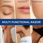ZOMCHI Eyebrow Razor, Face Razors for Women&Men, Eyebrow Trimmer with Protective Silicone Cap, Dermaplane Razor-Easy&Safe ...