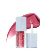 Kosas Wet Lip Oil Gloss - Hydrating Lip Plumping Treatment with Hyaluronic Acid & Peptides, Non-Sticky Finish (Malibu) - P...
