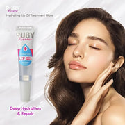 Ruby Kisses Hydrating Lip Gloss Clear Hydrating Lip Gloss (3 PACK) - Product Image