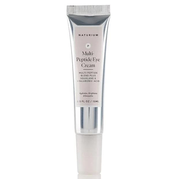 Naturium Multi-Peptide Eye Cream, Smoothing & Anti-Aging Skincare, with Squalene & Hyaluronic Acid, 0.5 oz - Product Image