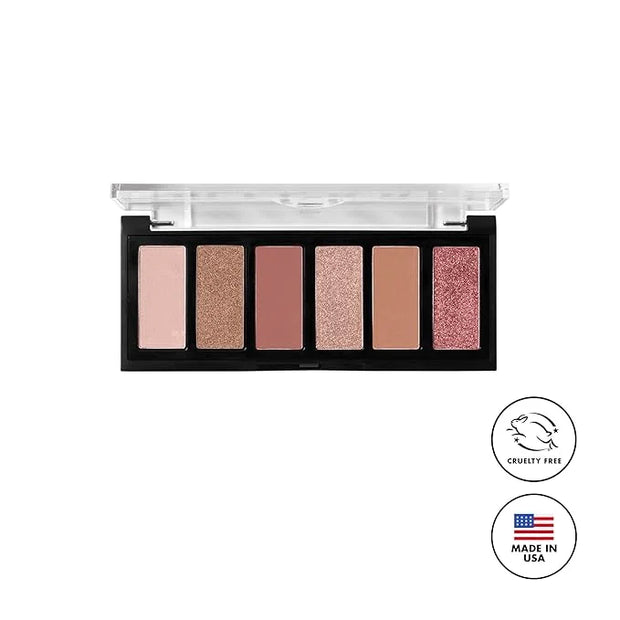 Milani Gilded Mini Eyeshadow Palette with 6 Matte & Shimmer Hues - It's All Rosé - Product Image