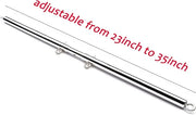 2pcs Silver Pilates Spreader Bar Kit Sports Aid - Product Image