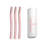 Starter Kit - 3 Pack Dermaplaning Razors & Aloe Vera Shave Gel - Dermaplane Razor - Eyebrow Razor - Dermaplaning tool for ...
